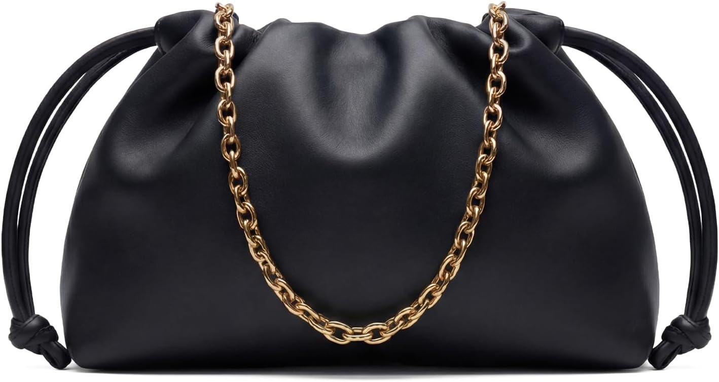 Apryl Clutch Purses for Women - Evening Bag - Small Going Out Purse - Soft PU Leather Handbag with Adjustable Crossbody Strap